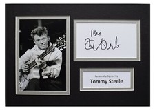 Tommy Steele Signed Autograph