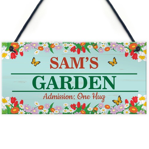 Personalised garden signs for - garden,