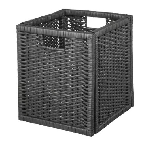 Wicker storage basket - storage,