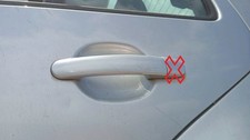 rear outer door handle lh for