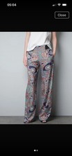Zara Satin Silk Palazzo Size S