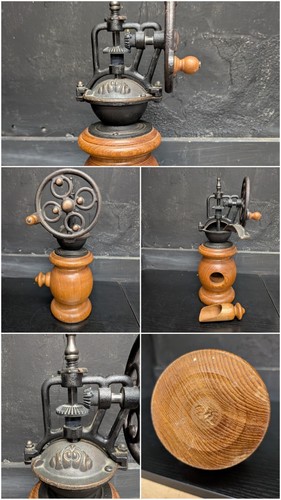 Vintage manual wood and