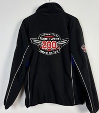 Mens Biker Fleece Jacket / Small / Northwest 200 Road Race 