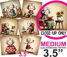 Vintage Card Toppers Cute Old