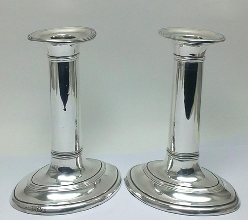 Pair antique sterling - of,