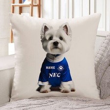 Everton Westie Cushion