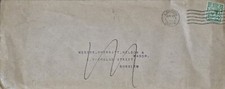 Stamp Addressed Envelope To Messrs. Sherratt, Nelso & Mason Burslem, Postmark 13