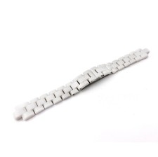 16mm 19mm Ceramic White Strap/Band/Bracelet with clasp fits CHANEL J12 Watch