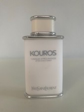 305.  Vintage 1980s YSL Yves Saint Laurent Kouros Empty Aftershave Bottle 50ml