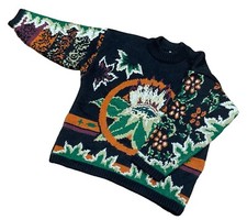 Vintage 90s OXBOW POHONO Surf Ski Wool Knitted Knit Jumper Sweater Rare size L