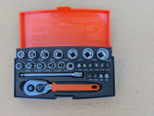 Bahco 25pc drive - 25pc, socket