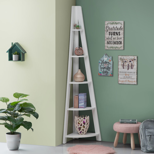 Corner ladder shelving unit - shelving, 5