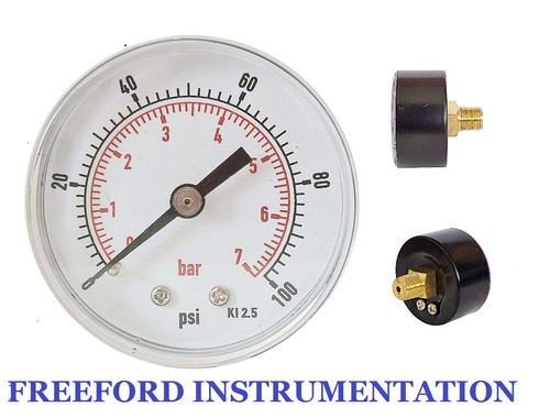 50mm pressure gauge - 50mm, 1/4