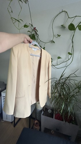 Pale mustard blazer size - , 16