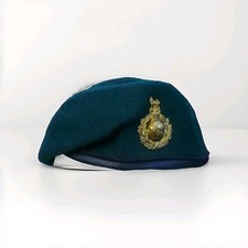 ROYAL MARINES BERET AND BRASS