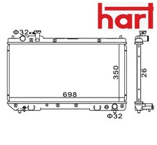 COOLANT RADIATOR 606 454 HART
