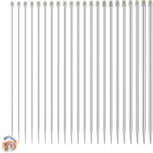 Pcs metal knitting needles - metal,