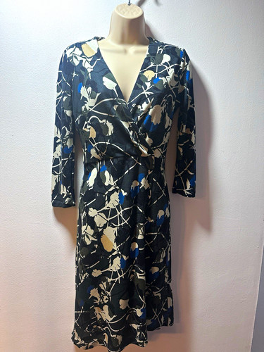 Jigsaw wrap dress black floral - jigsaw,