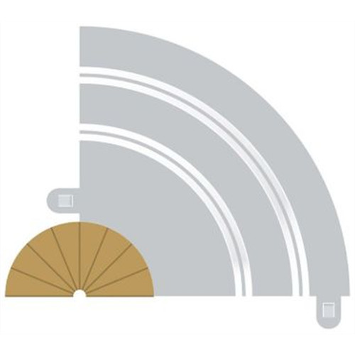 Scalextric radius 1 curve - ,