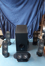 LOGITECH X-530 Multimedia Six Speaker System (Excellent working condition)