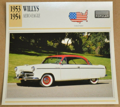 1953 willys aero eagle info - willys,