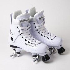 Supreme Turbo 33 Quad Roller Skates White - No Wheels