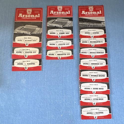 Arsenal football programmes - football,