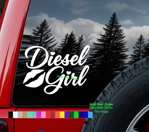 Diesel girl vinyl decal - girl,