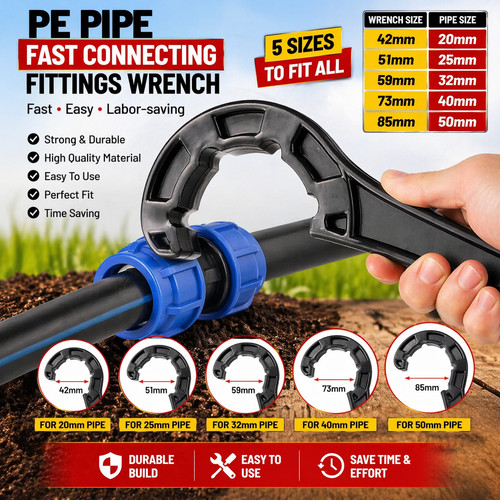 50mm pipe fitting - 20-50mm, pe
