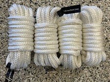 4 Pack White 1/2 Inch 15FT