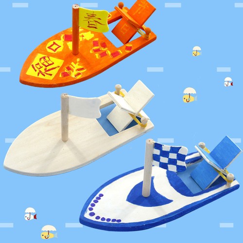 Set painted sailing model - 4,