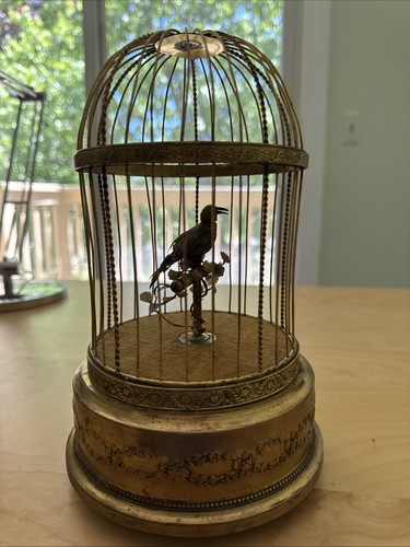 Vintage french singing bird - vintage,