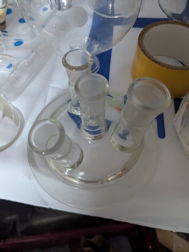 Pyrex quickfit vessel flask - vessel,
