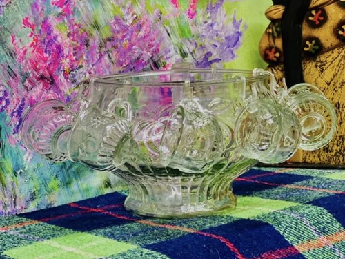 Vintage jeannette glass punch - jeannette,