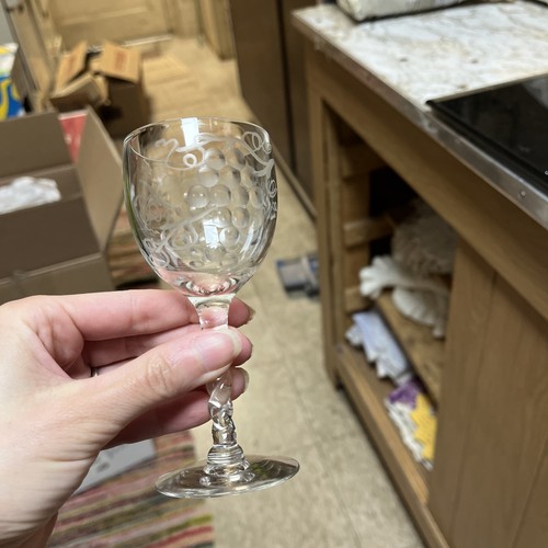 Pair crystal twisted stem - pair,