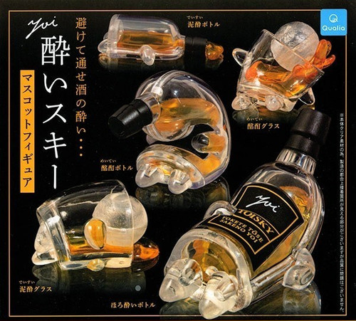 Whiskey drunk mascot figure - whiskey,