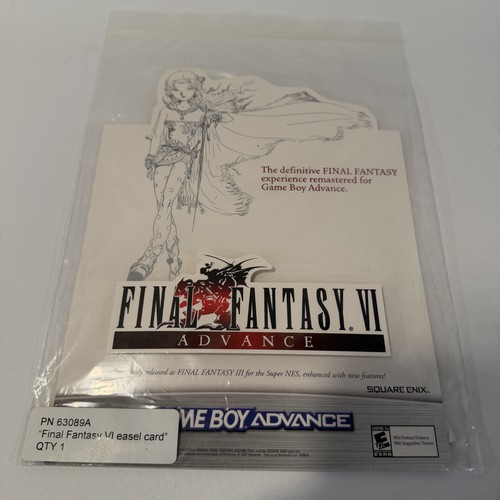 Final fantasy advance gba - final, vi