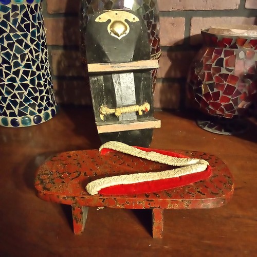 Vtg japanese geta - 8, wood
