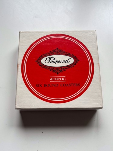 Vintage pimpernel coasters - pimpernel,