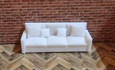 Lounge 3 seater sofa chair with pillows for Diorama and Dolls house