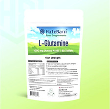 L-Glutamine 850mg  Tablets Amino Acid Muscle Post Workout Recovery 365 Tablets