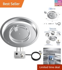19" Round Stainless Steel Fire