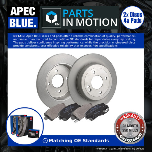 Solid brake discs - 2x,