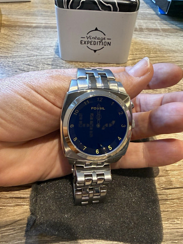 Fossil big tic bg2182 - big, blue