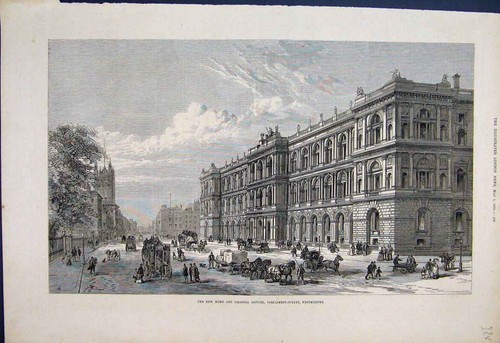 Original old antique - old, print