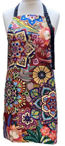 Apron funky retro boho - apron,