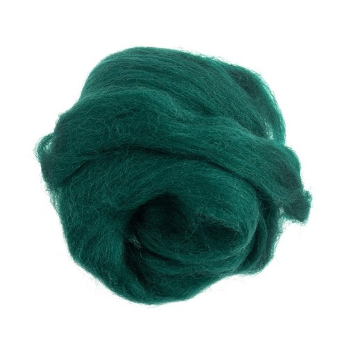 Natural wool roving 10g - natural, roving: