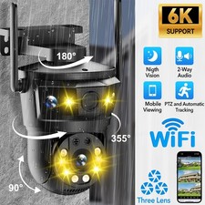 3 Lens 12MP Wireless IP Camera