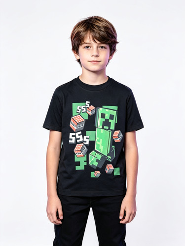 Minecraft boys shirt short - boys, t-shirt