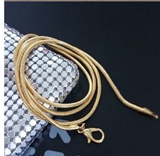 2mm 18k Gold Plated Snake